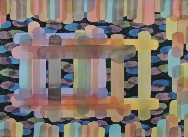 There’s Only One Way Out, 2017watercolor on paper 22 ½ x 30”