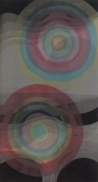 Pheromones, 2003watercolor on paper 11 x 20”